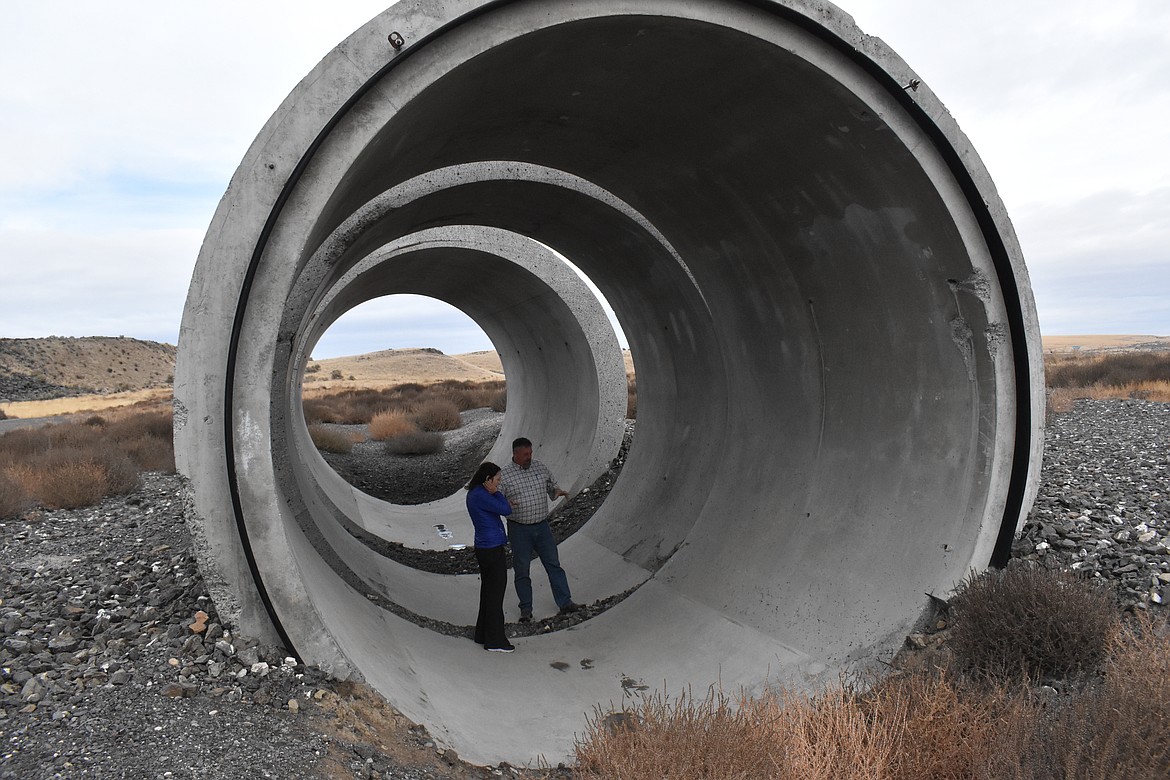 Large Concrete Irrigation Canal